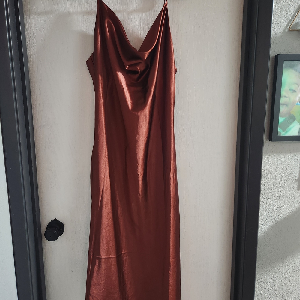 Petal & Pup Copper Backless Dress